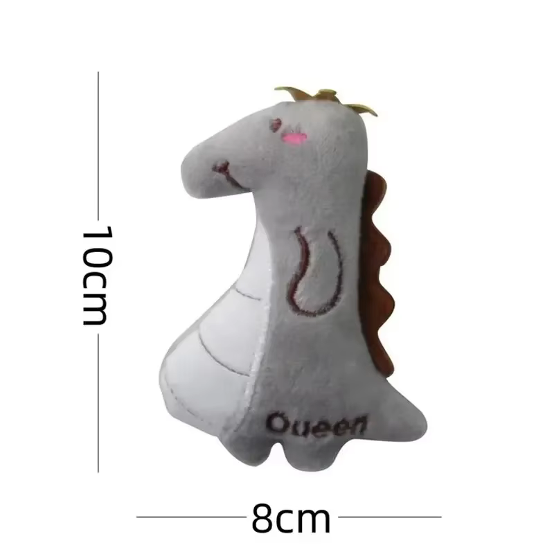 Cute Pet Cat Toy Plush Resistant Chew Cartoon Partner Cat Toys Interactive Funny for Cats Dog Accessories Pet Products — image 2