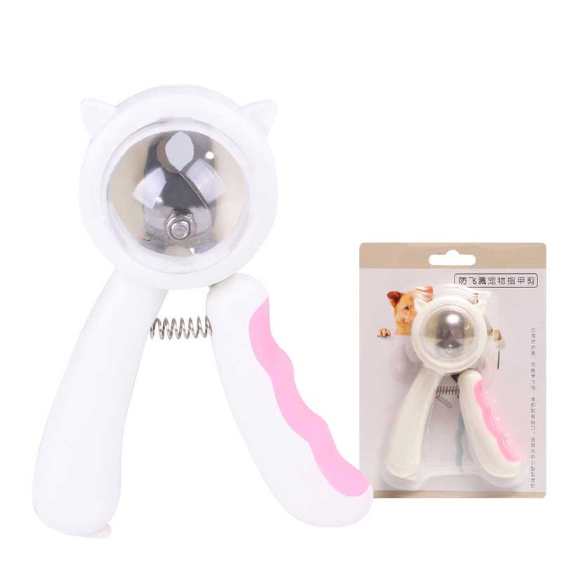 Pet Nail Clipper Stainless Steel Splash-proof Cat Nail Clipper Cleaning Grooming Pet Nail Clipper — image 6