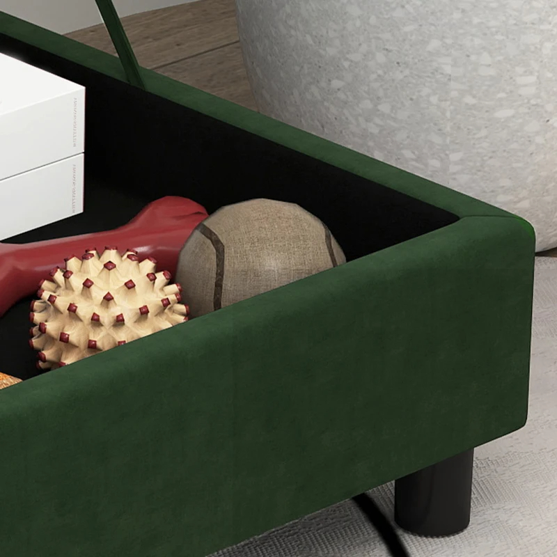 PawHut Pet Sofa Bed Couch With Storage, Pet Sofa For Cats And Small Dogs, Green — imagen 3
