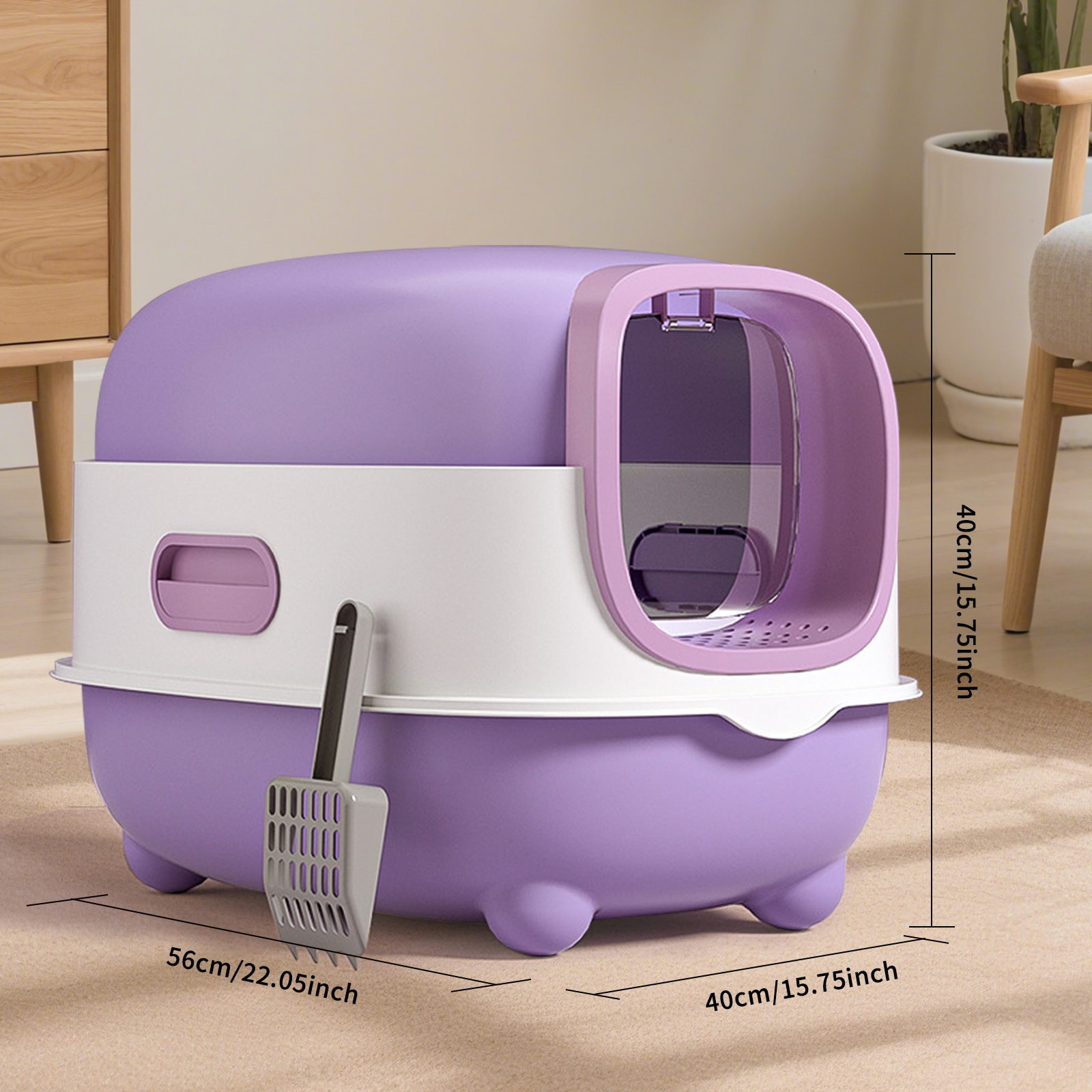 Solo Recogida en Tienda - Caja de Arena para Gatos E-model — imagen 6