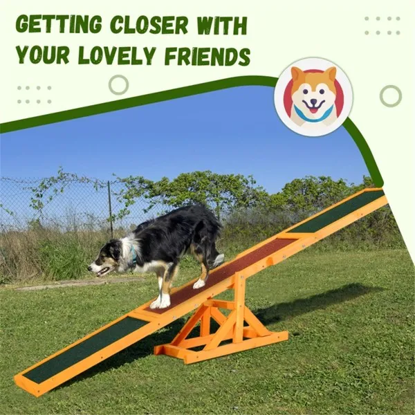 Wooden Dog Agility Seesaw — image 1
