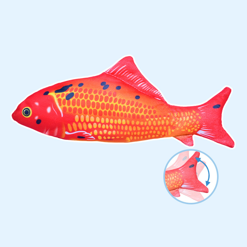 Electric Fish Will Jump, Simulating Fish Glow, Charging, Rocking Fish, Playing Cat Pet Toy — image 15