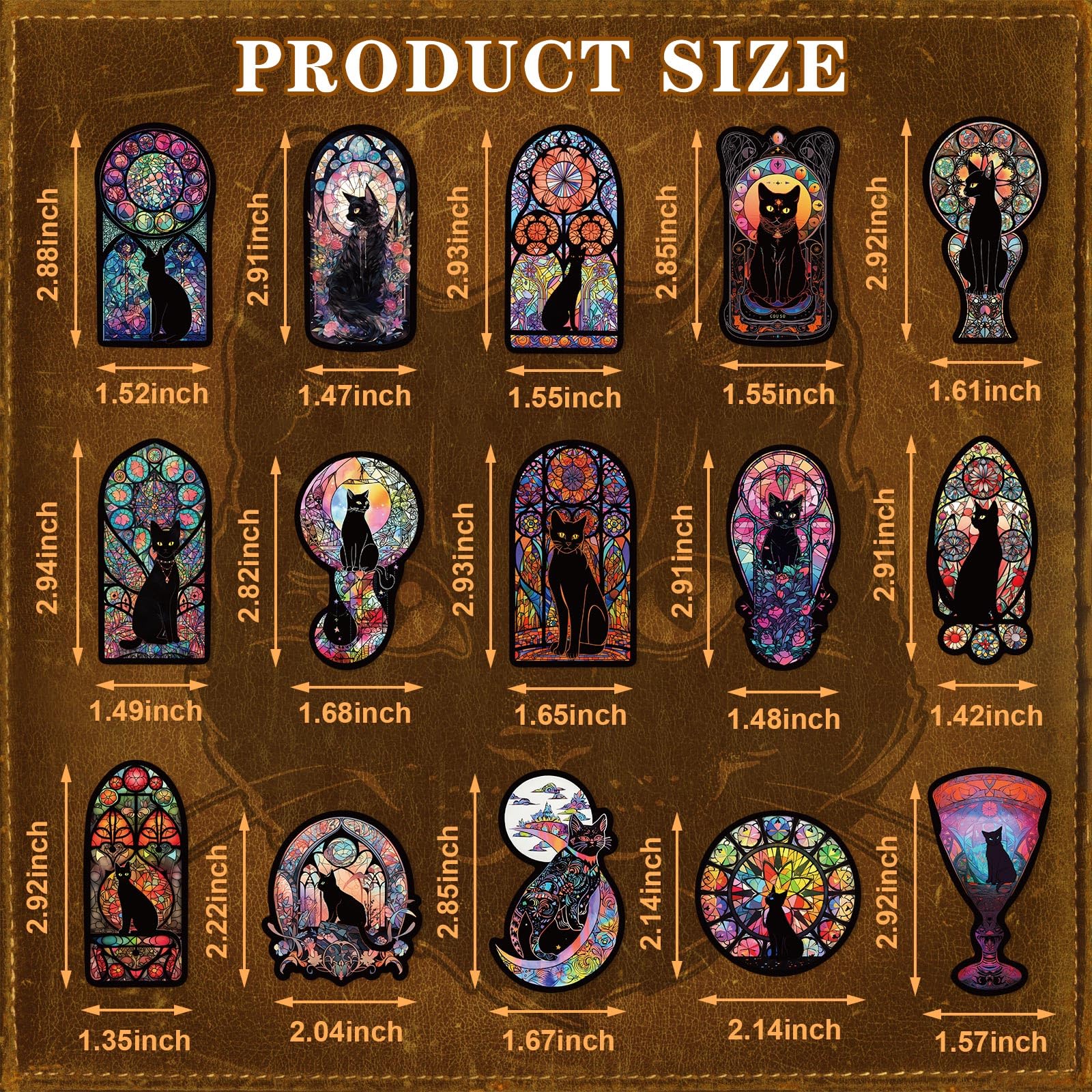 Gothic Black Cat Stickers, Graffiti Decals, Gothic Accessories, Scrapbook Stickers For Laptop, Skateboard, Water Bottle, Luggage, Phone, For Teens And Adults, Amazon Is Banned — image 7