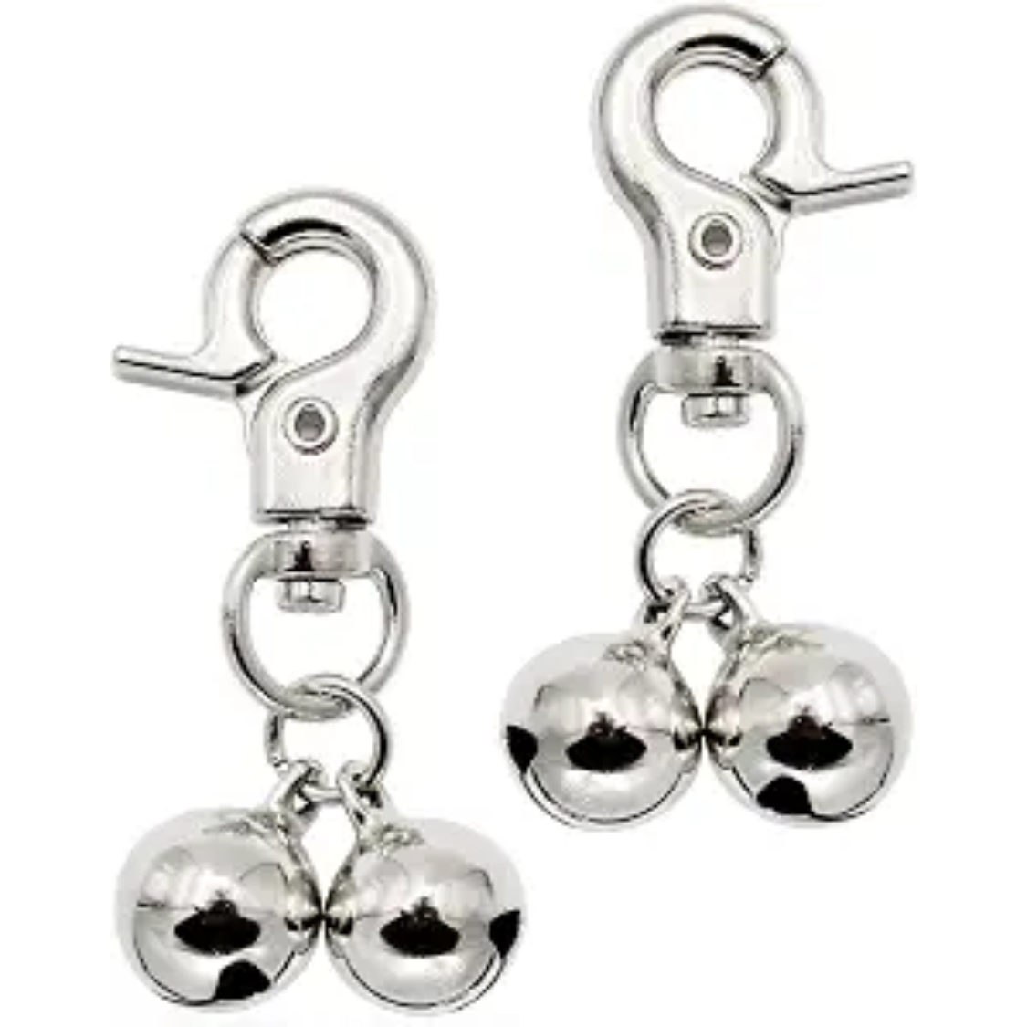 Bells For Dog Collars 2 Pack Stainless Steel Bell Necklace For Dogs Cat — image 1