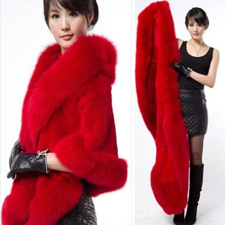 Women's Fur Talma Fur Warm Rabbit Fur Coat — image 6