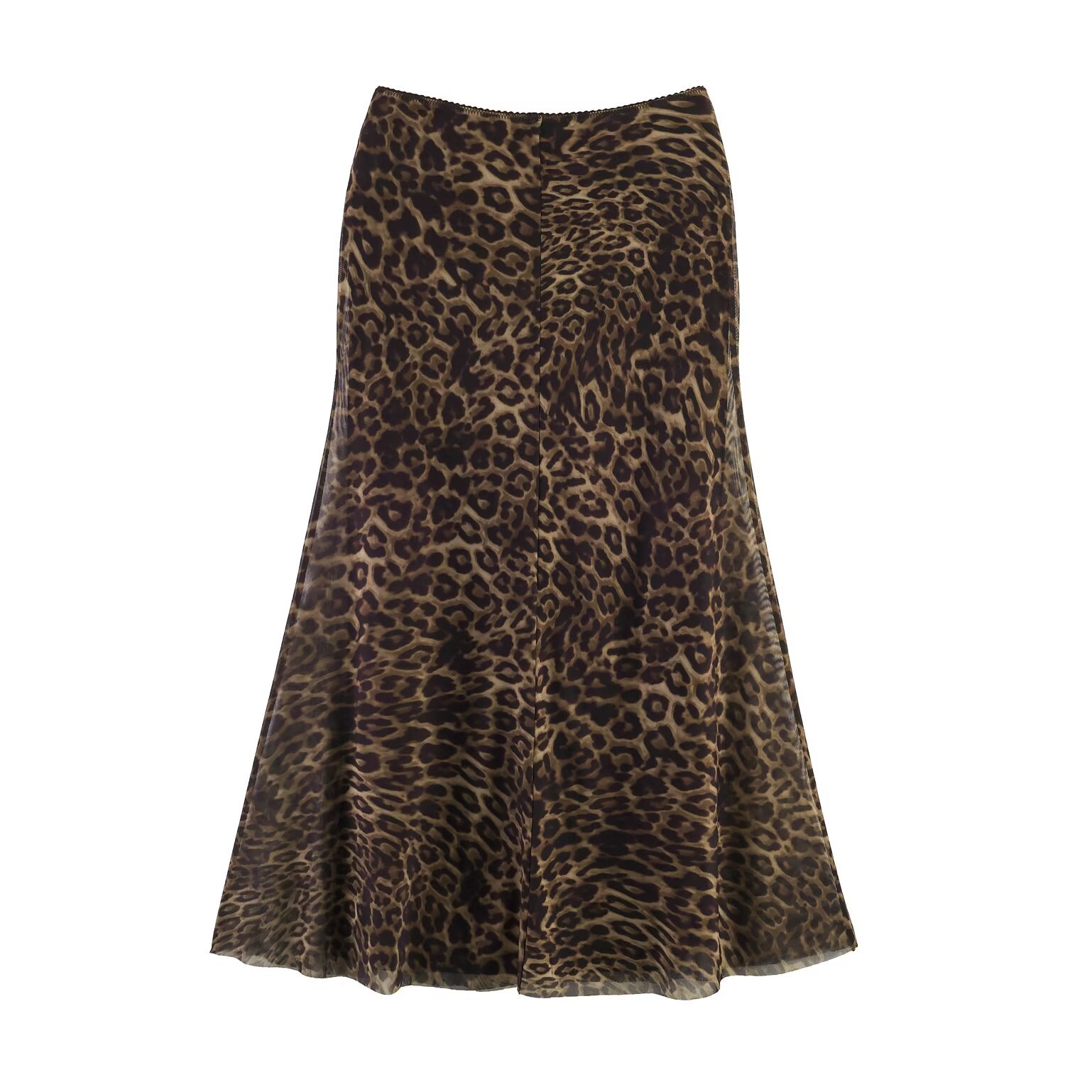Light luxury animal print silk mesh skirt — image 3