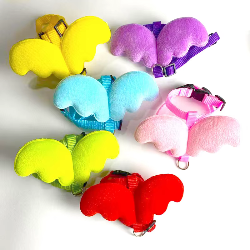 Cute Angel Wing Pet Rabbit Harness and Leash for Cats Rabbits Personalized Rabbit Harnesses Bunny Accessories Hamster Clothes — image 3