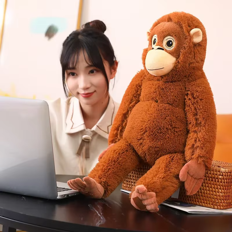 Juguete de Peluche de Gorila de Caricatura, Chimpancé Mono, Muñeco Relleno Suave, Decoración para Mochila, Bolsa de Auto y Habitación, Regalo para Niños — imagen 5