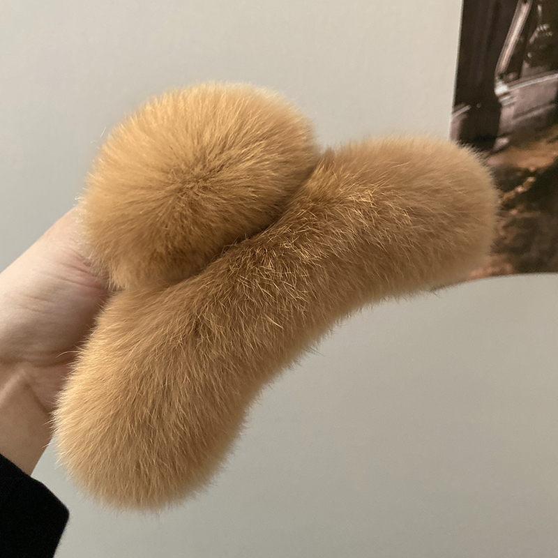 Broche de Plush para Conejos Grandes con Luz, Cepillo de Pelo para Mujer — imagen 1