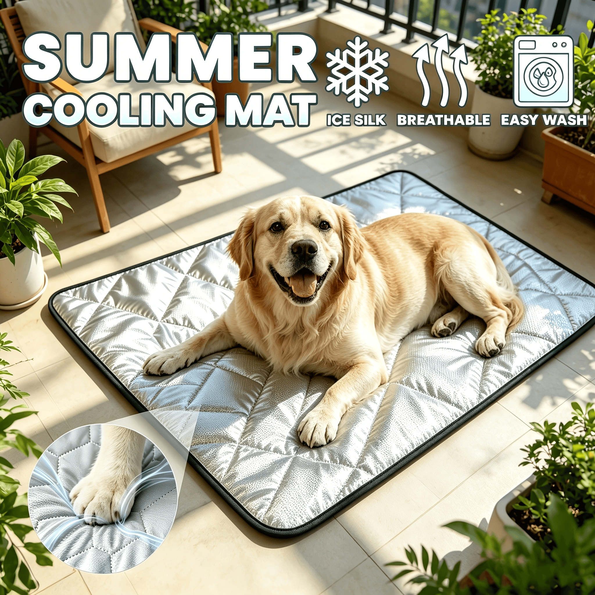 A Must-Have When Going Out.Multi-use Pet Pad, Waterproof, Machine Washable & Dirt Repellent For Dogs & Cats, Works For Various Scenarios — image 1