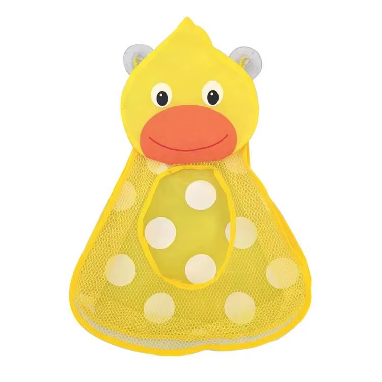 Baby Shower Bath Toys Duck Little Frog Rabbit Baby Kid Toy Storage Mesh with Strong Suction Cups Toy Bag Net Bathroom Organizer — imagen 8