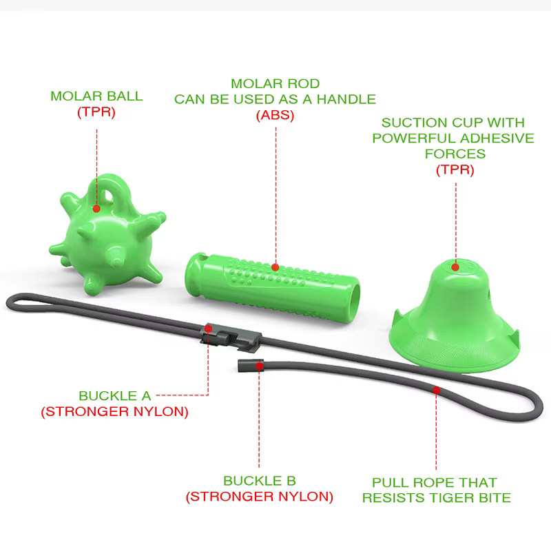 Pet supplies new product sucker dogs toy molar bite resistant club buy 1 top 4 sets — image 2
