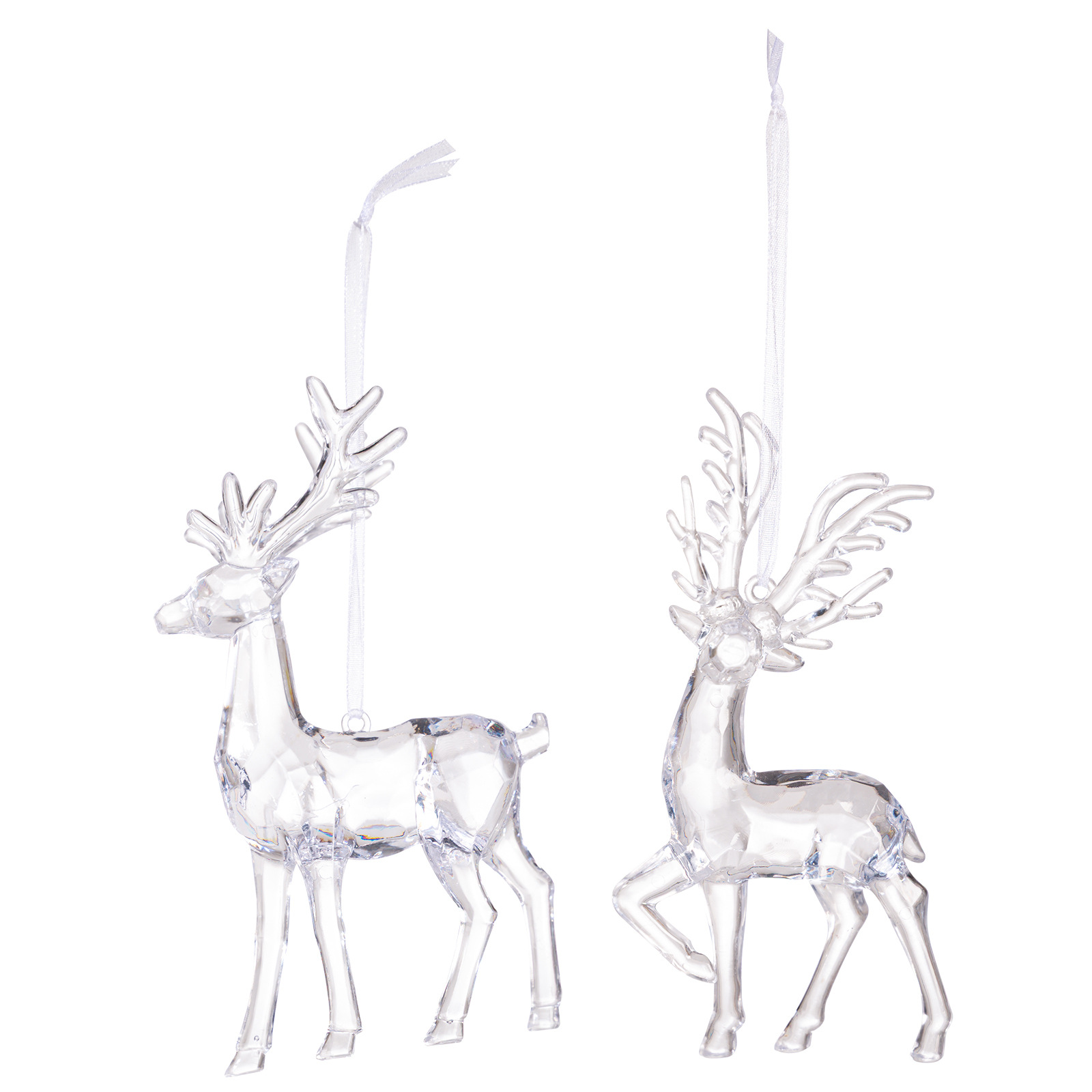 Transparent Elk Pendant Christmas Decoration Elk Pendant Small Tree Atmosphere Decoration Pendant — image 2