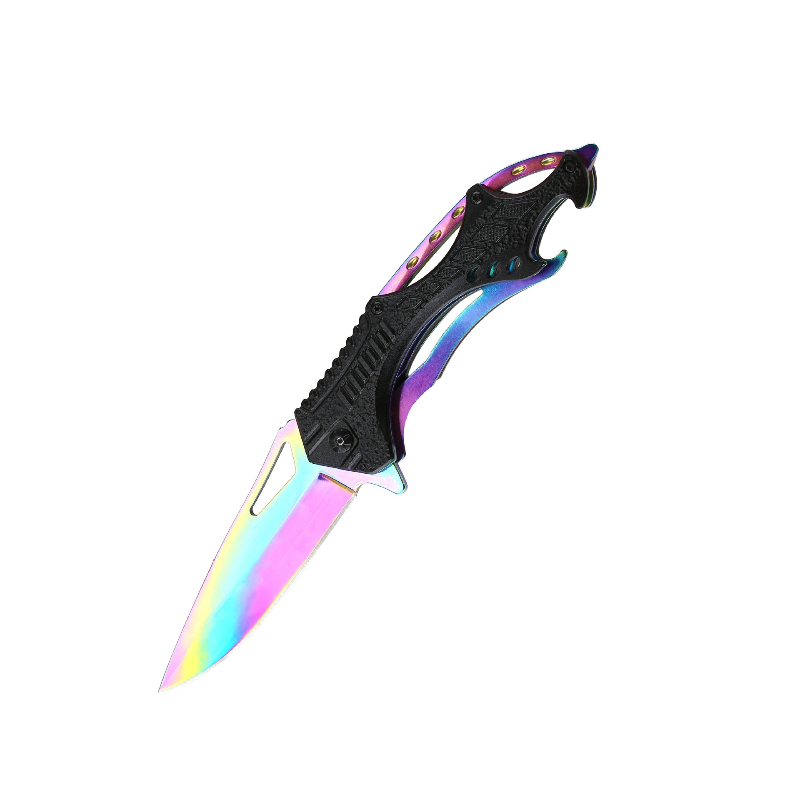 Cuchillo Plegable de Supervivencia para Exterior, Táctico, Pocket, Camping, Senderismo, Caza y Pesca — imagen 6