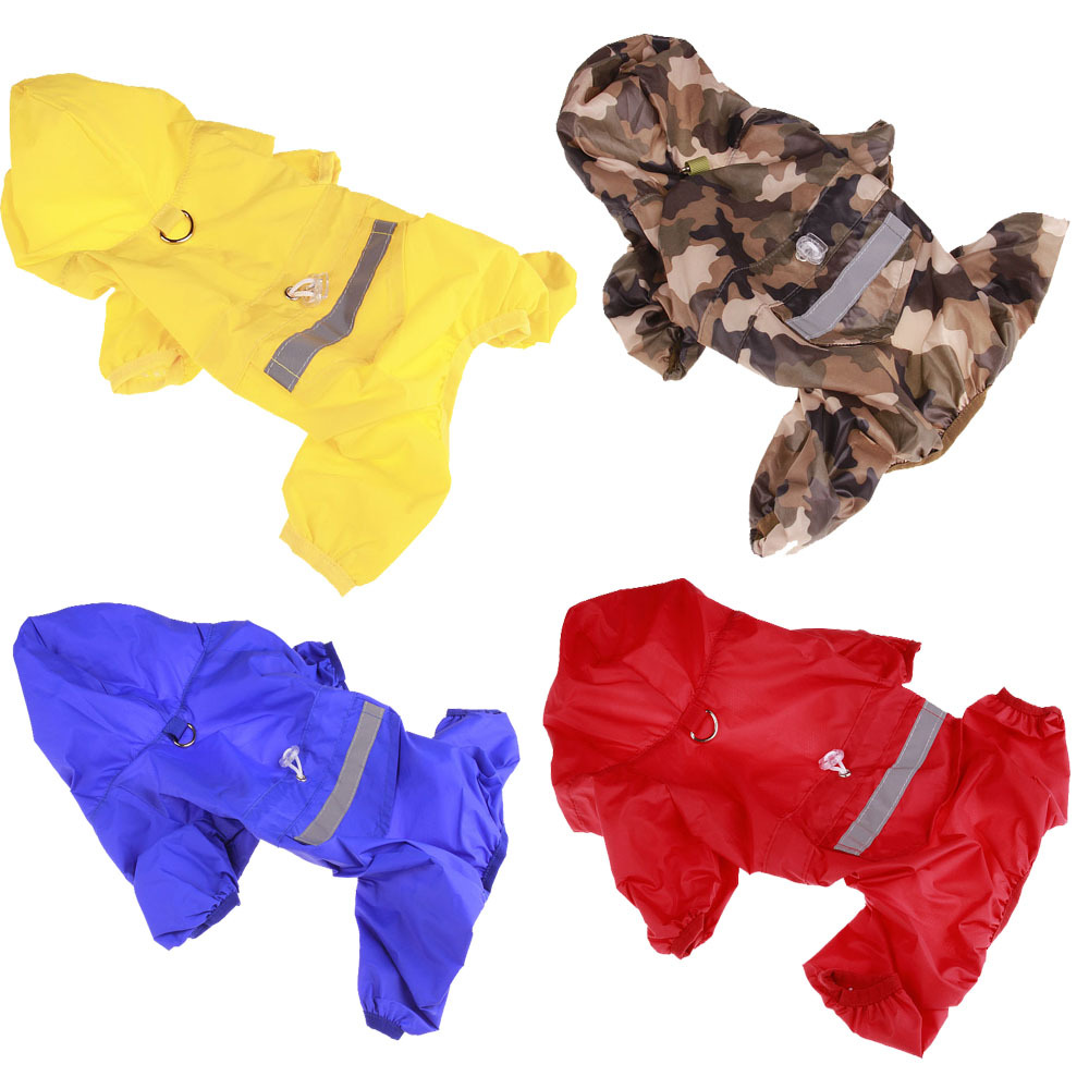 Pet Clothes Raincoat Double Layer Dog Raincoat Four Season Dog Pet Clothes — image 3