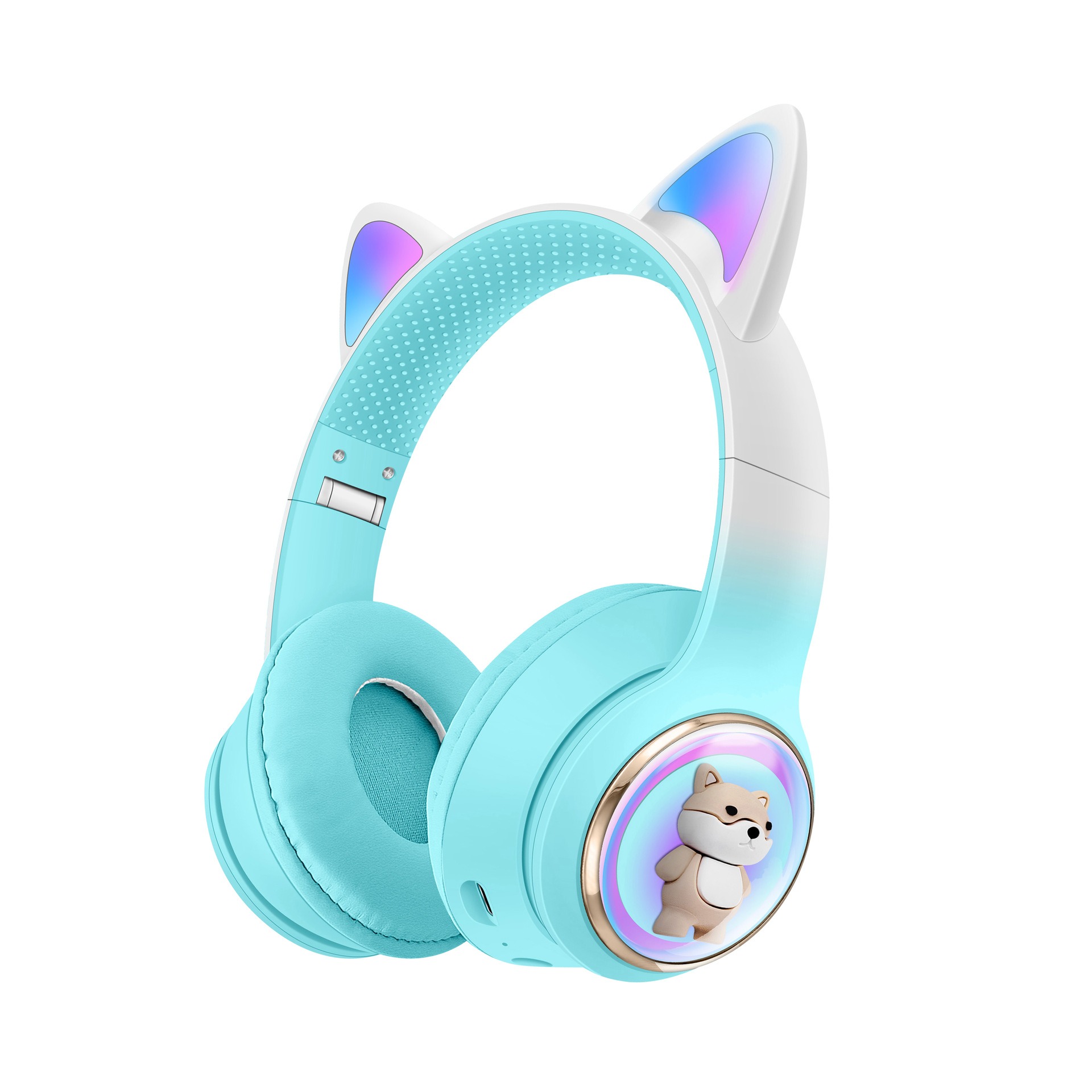 AKZ-51 Earphones Space Cabin Cute Cartoon Pet Bluetooth Headwear Large Battery Earphones Foldable Earphones — image 5