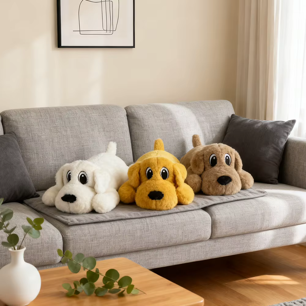 Juguetes de Plush Interactivos para Animales: Doble Capa, Resistente a Rasguños, Lavable, Sonido y Comida para Mascotas Pacíficas — imagen 2