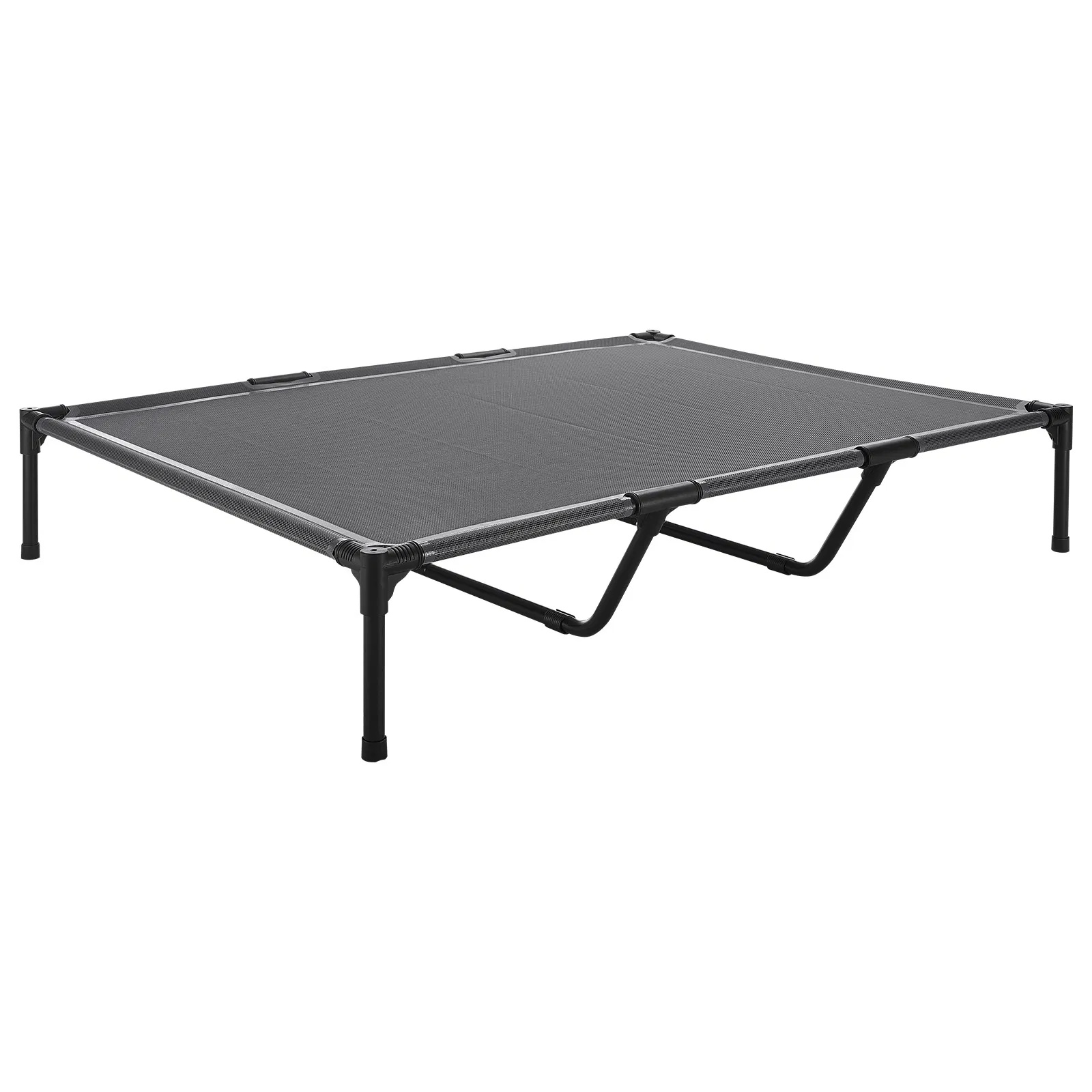 Elevated Dog Bed For Large Dogs XL, Raised Dog Cot With Heavy Duty Steel Frame, Breathable Teslin Mesh Cooling Dog Bed, Indoor & Outdoor Portable Hammock Pet Bed, Grey — image 9