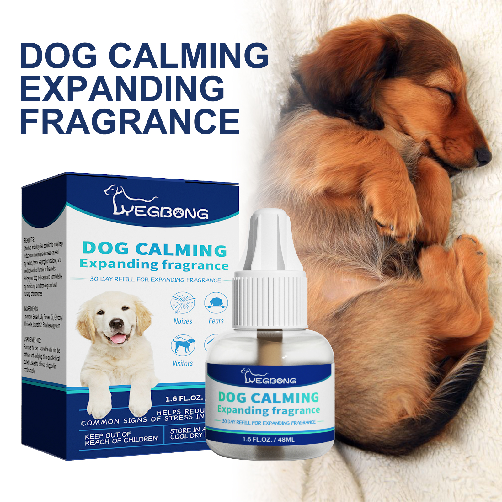 Pet Emotional Care Solution, Relieve Cats And Dogs Anxiety Fretful Comfortable And Calm Care Liquid — image 3