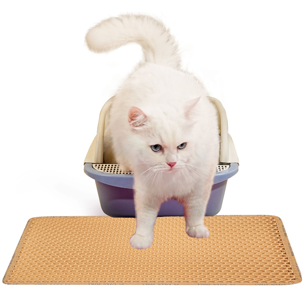 Double Layer Rice Shaped Cat Litter Pad — imagen 3