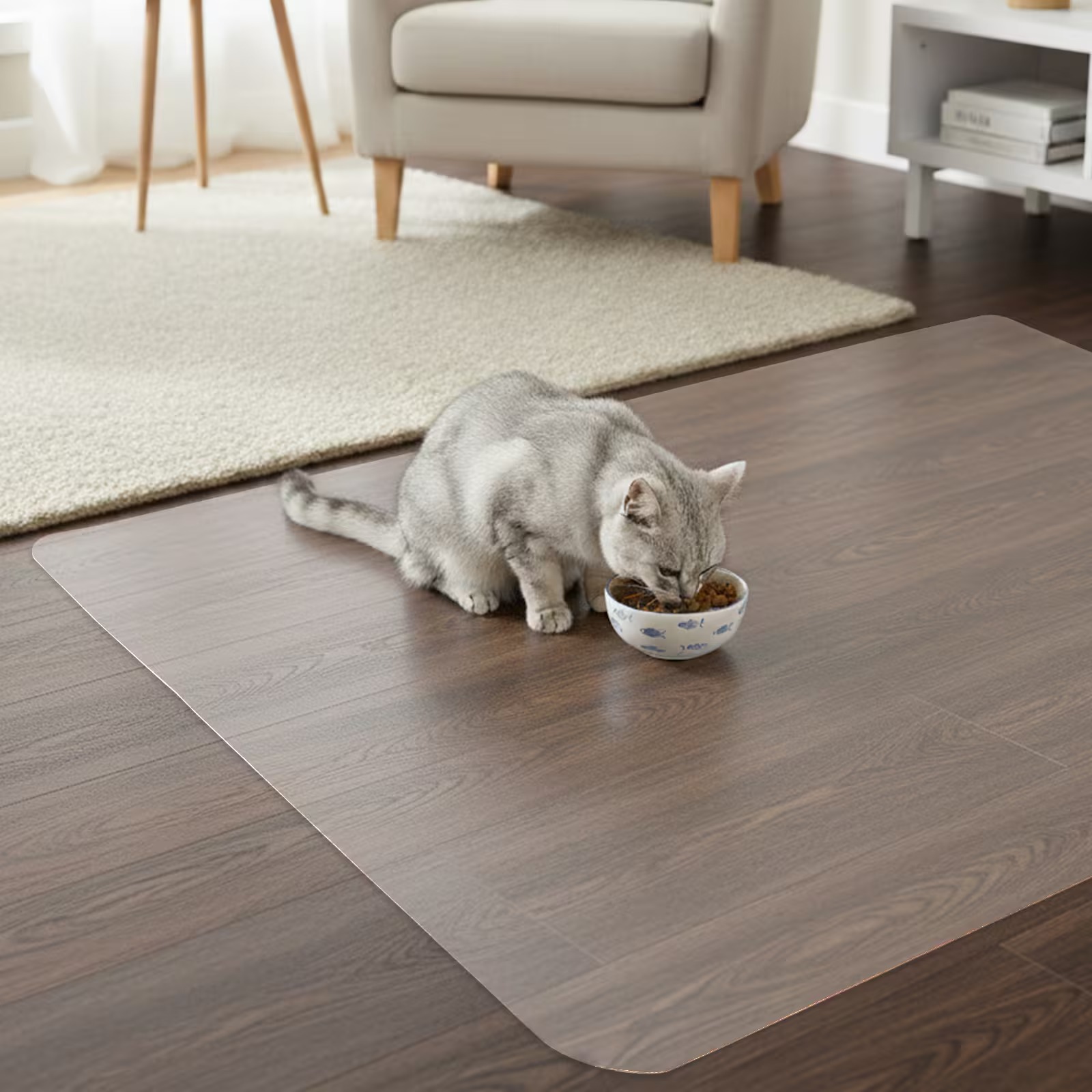 Manta de Piso PVC Congelado - 1.5mm Anti-Rasguño Impermeable para Área de Alimentación de Mascotas y Suelo de Cárcel Canina — imagen 4