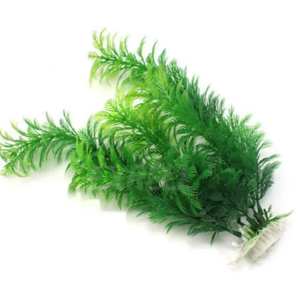 Ornamentos de Plantas de Acuario de Simulación Plástica, Plantas Artificiales, Hierba Acuática, Accesorios de Decoración para Tanques de Peces — imagen 5