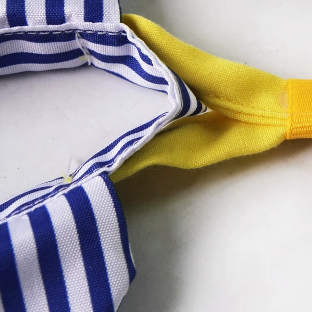 Cute Adjustable Parrot Necktie Lightweight Decorative Pet Bird Tie Striped Parrot Collar Pet Decoration — image 2