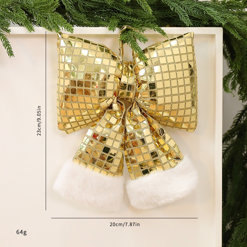 Adorno de Mariposa Brillante para Árbol de Navidad, Decoración de Vidrio para Ventana Hotel y Colgador de Navidad — imagen 8