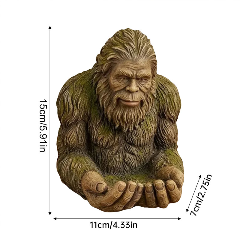 Comedero Colgante para Pájaros Bigfoot Yeti - Decoración de Vida Silvestre para Exteriores, Resistente a la Intemperie, para Jardín, Patio y Terraza — imagen 10