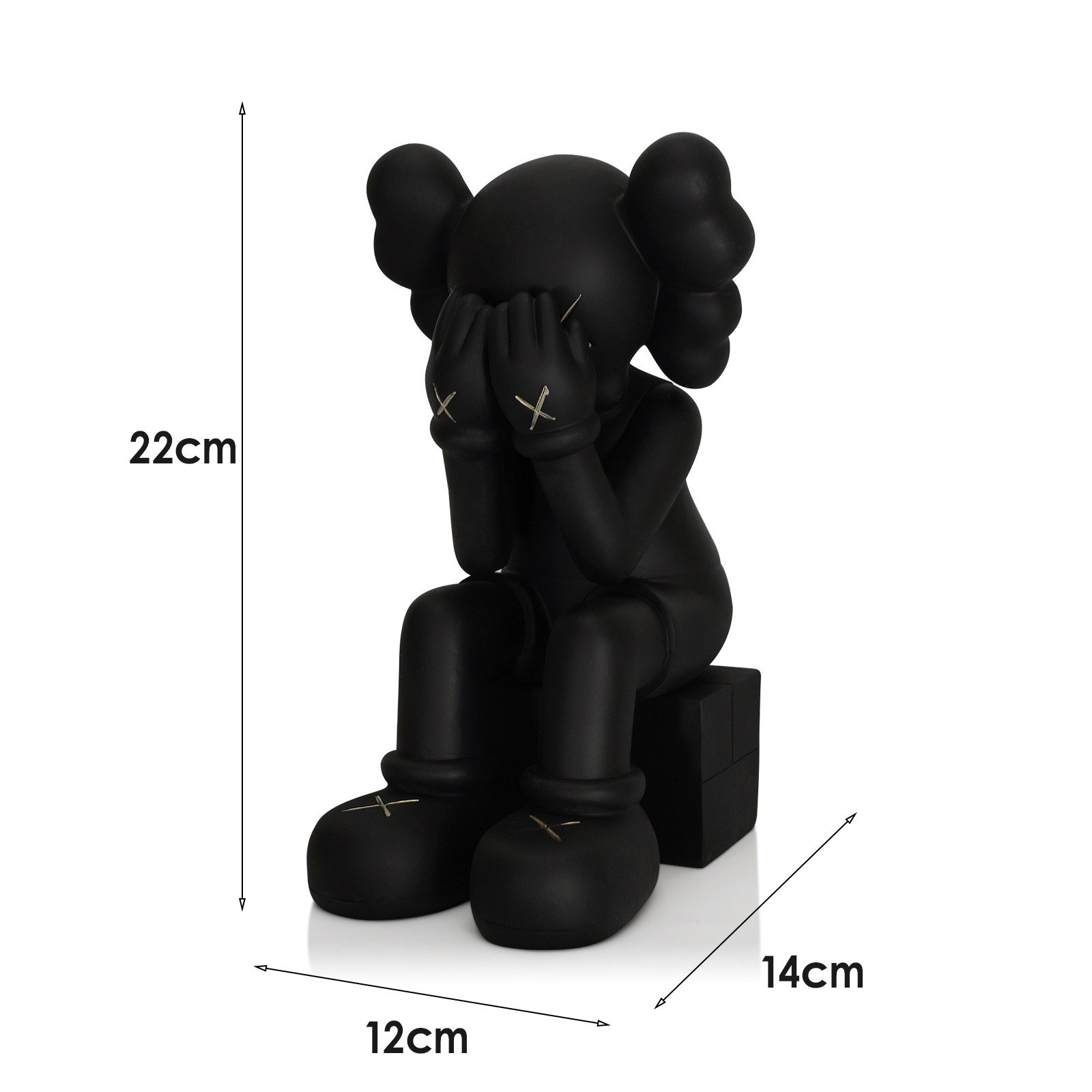 Decoración de Hogar en Resina con Oso Sentado — imagen 4