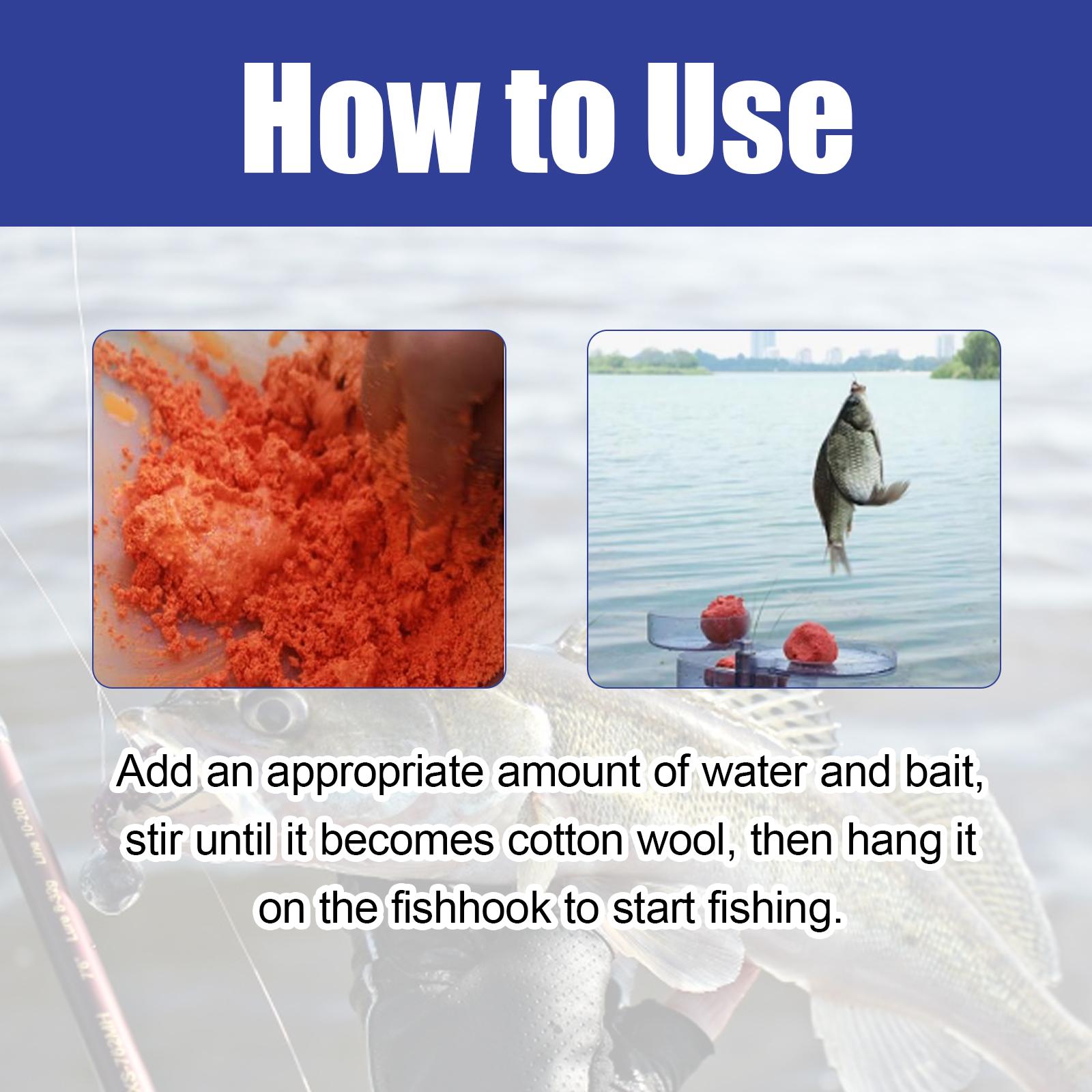 Yegbong Jellyfish Status Powder, Bait For Fishing Wild Fishing Bait Crucian Tilapia Bait — image 7