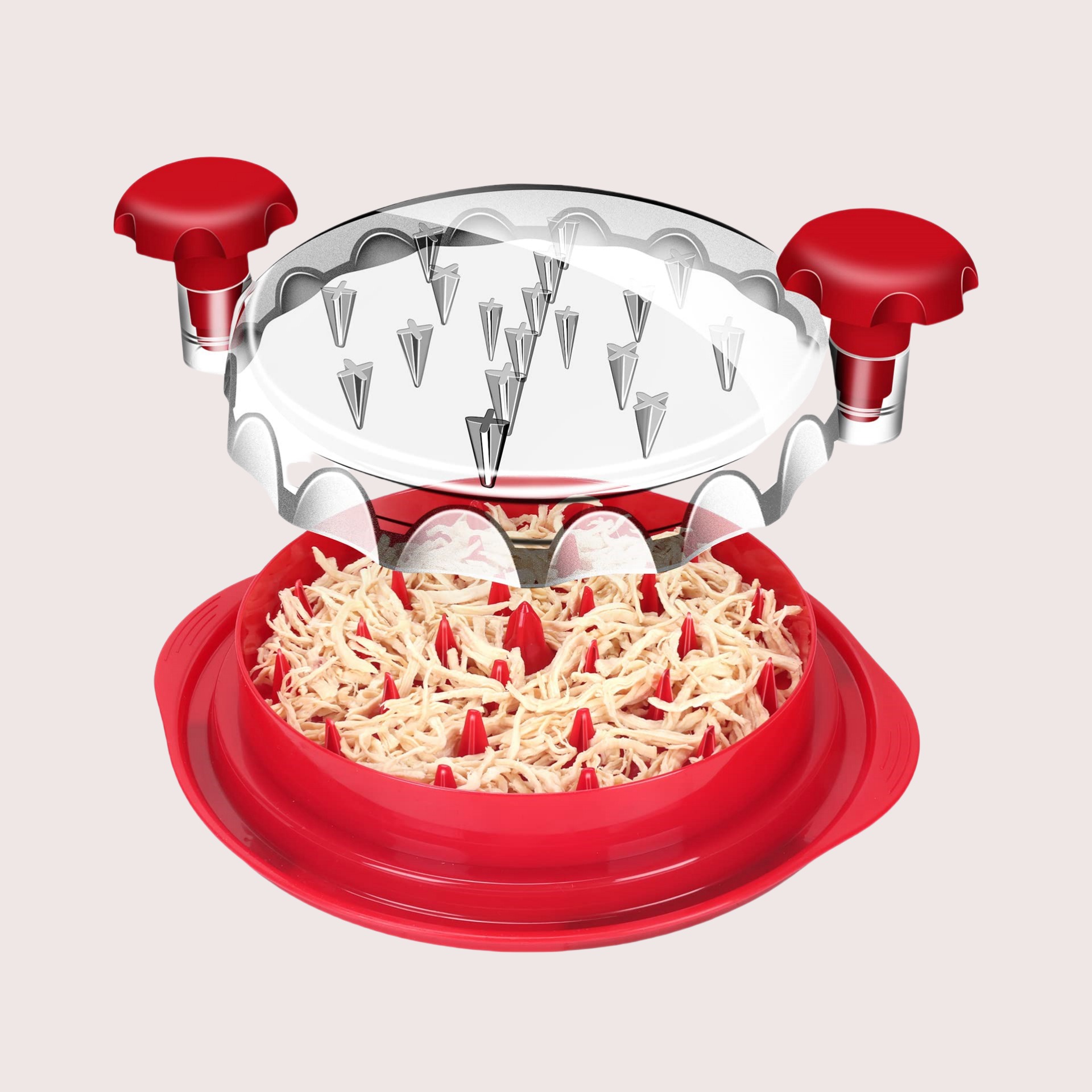 Chicken Shredder machine chicken shredder shredding separation meat mincing machine transparent cover — image 6