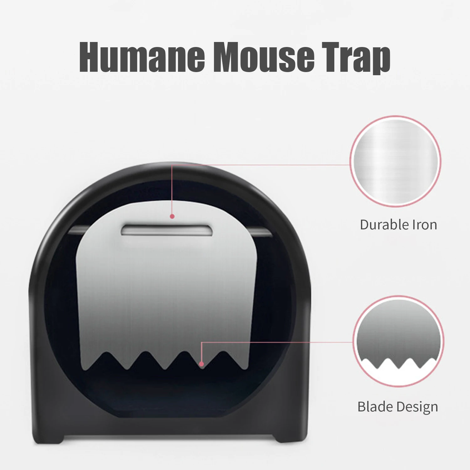 Rodent Zapper Rat Mice Mouse Trap Humane Mouse Trap Catch and Release Mouse Traps Mousetrap Catcher Capture Cage Indoor Outdoor — image 2