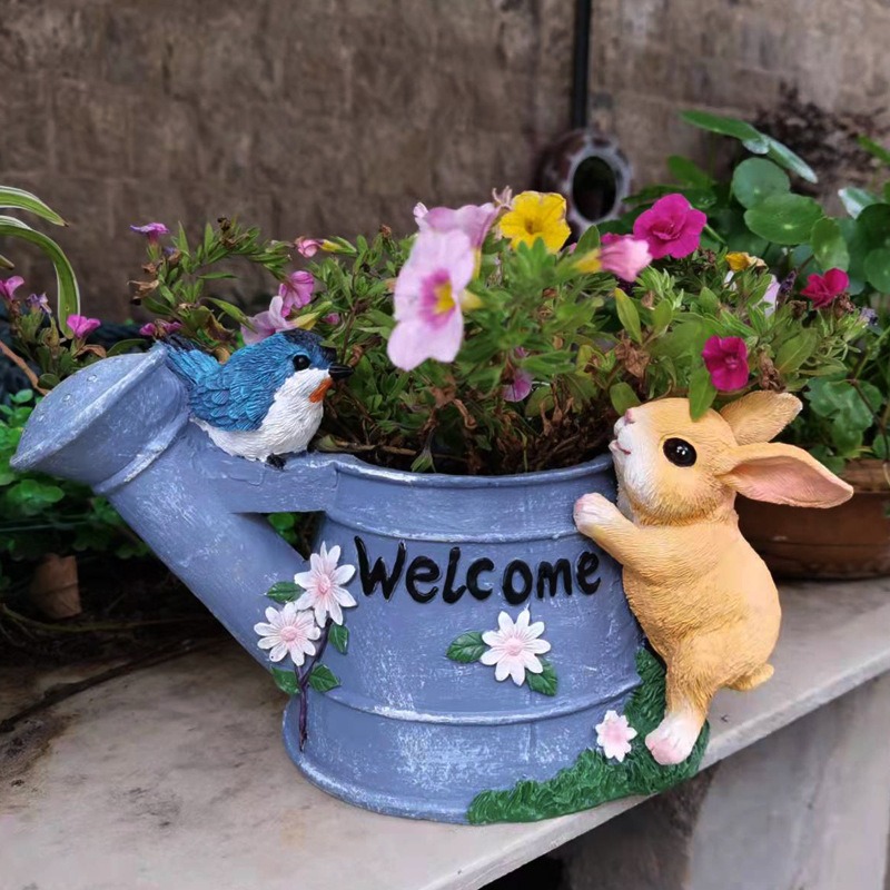 Decoraciones para balcones al aire libre - ideal para jarrones de conejos y macetas de flores — imagen 4