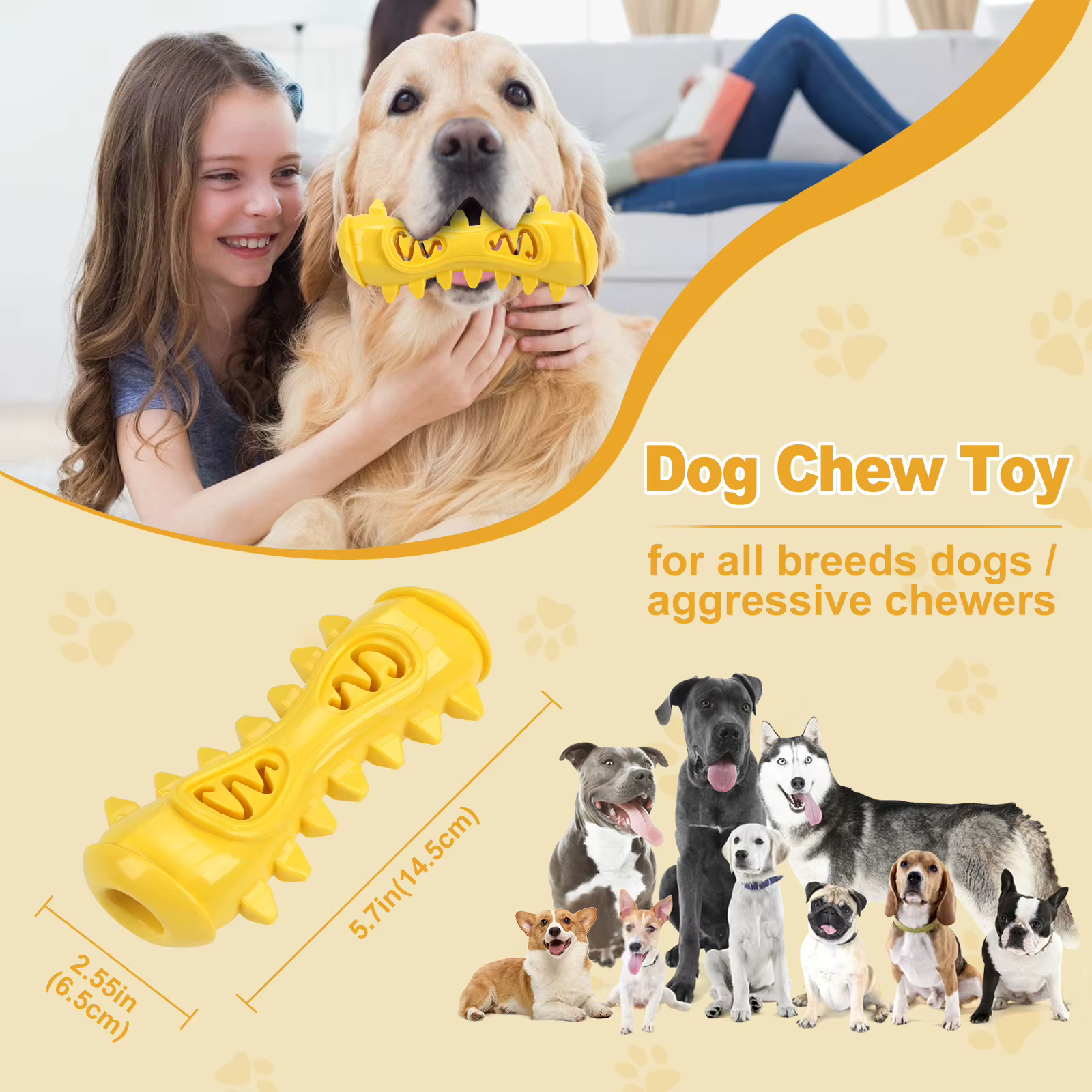 Bone shape Dog Chewing Toys Teeth Grinding Toys Food Leaker Teeth Cleaning Bite-resistance Interactive Training Pet Supplies — image 6