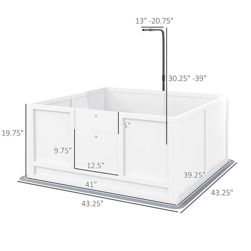 Whelping Box For Puppies With Pee Pad, Pig Rail, Adjustable Door For Small, Medium & Large Breed Dogs Birth — imagen 1