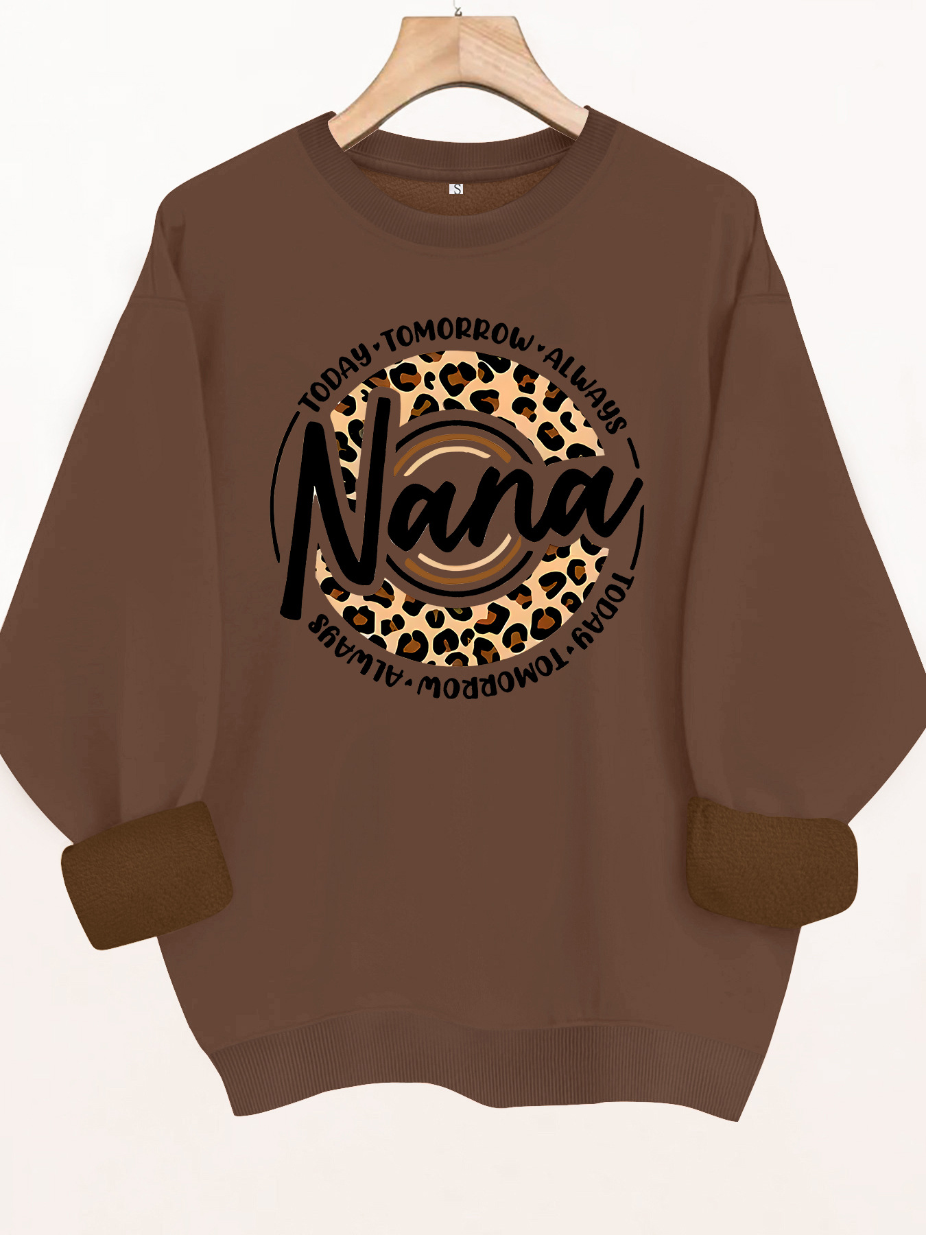Leopard print fleece hoodie — image 13