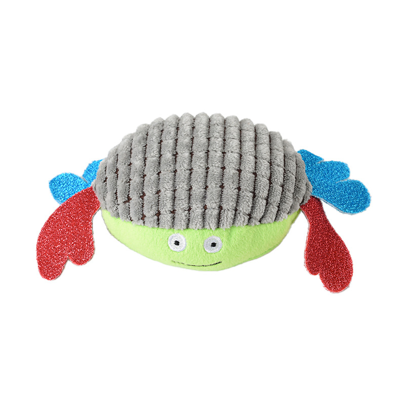 New Dog Toy Sounding Plush Molar Bite-Resistant Dog Toy Self-Healing Simulation Crab Dog — image 5