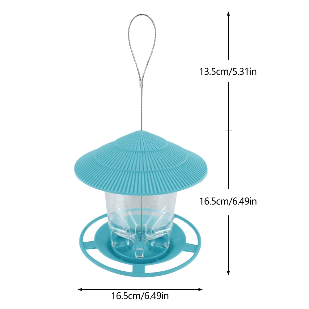 Bird Feeder Automatic Foot Feeding Tool Outdoor Bird Feeder Hanging Nut Feeding Multiple Hole Dispenser Holder Food Container — image 3