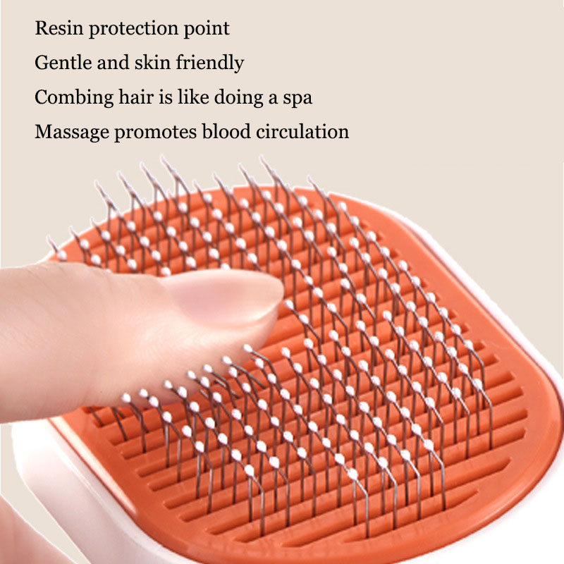 Pet comb, pet hair removal brush, cat and dog comb, automatic hair removal and beauty brush — image 4