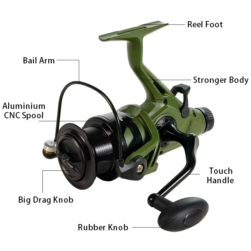 Outdoor Spinning Reel with Stable Operation, Ergonomic Crank Handle, Durable Structure for Lake, River and Coastal Shore Angling — image 4