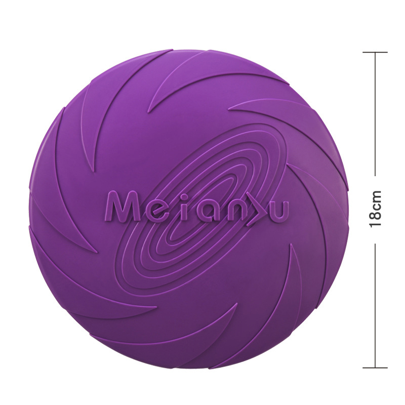 Meianju Dog Frisbee Pet Toys Interactive Toys Pet Frisbee Floating Bite resistant Retrieving Training — image 10