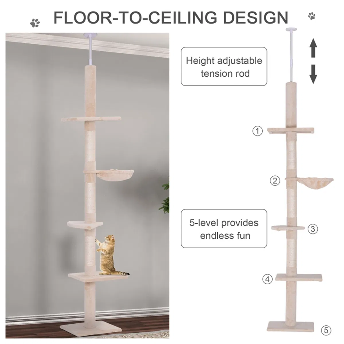 Wooden Cat House/Cat Trees /Cat Climbing Tower — image 4