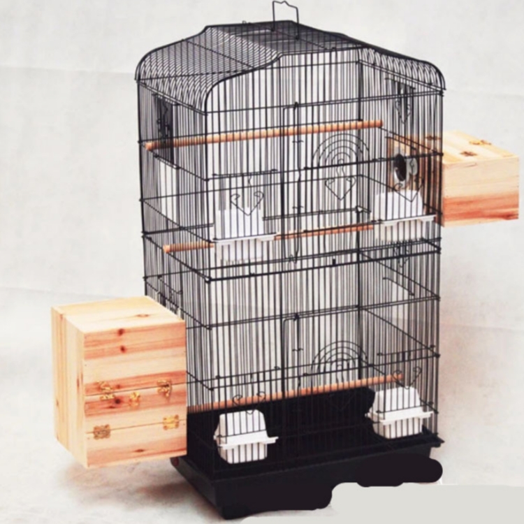 Caja Portátil para Exposición de Mascotas con Alambre y Madera — imagen 2