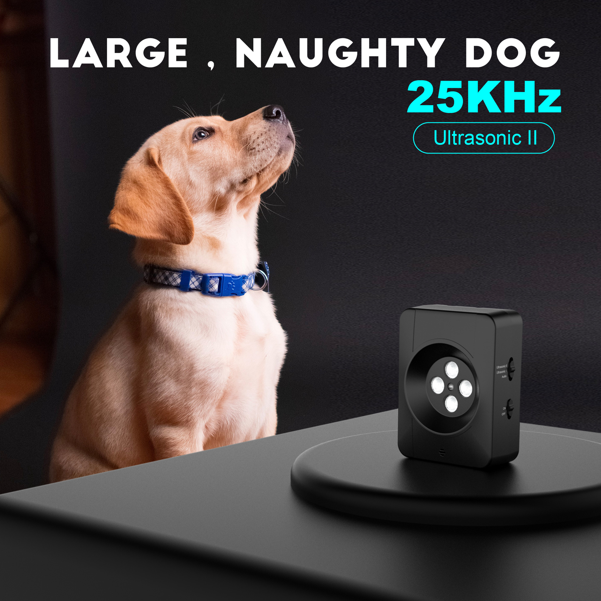 New Rechargeable Cat Dog Barking Control Device Pet Deterrent Anti Bark Device Ultrasonic Dog Repeller Training Device — image 4