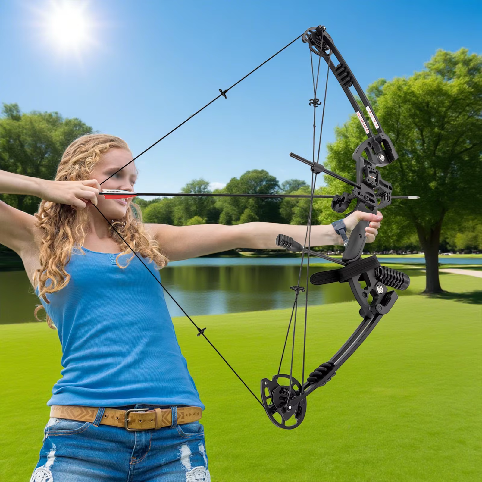 Arco Compuesto para Caza con Longitud de Tiro 24-29.5'' y Peso de Tiro 30-55 Lbs - 310 fps — imagen 3
