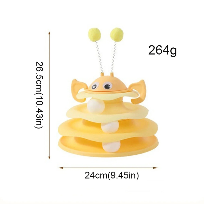 Juguetes para Gatos: Abejas Giratorias, Muñecas Indestructibles y Pelotas de Rueda para Mascotas — imagen 4