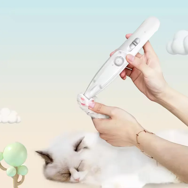 2 in 1 Professional Hair Clipper Dogs With Vacuum Cleaner For Pet Grooming Kit Cat Shaving Feet Hair Electric Pusher Dog Trimmer — image 1