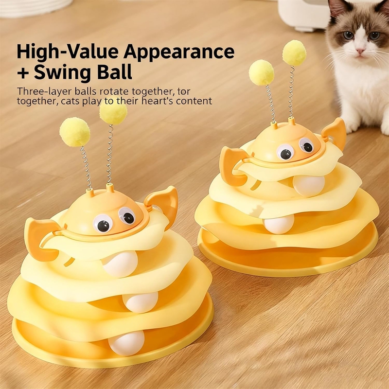 Juguetes para Gatos: Abejas Giratorias, Muñecas Indestructibles y Pelotas de Rueda para Mascotas — imagen 7
