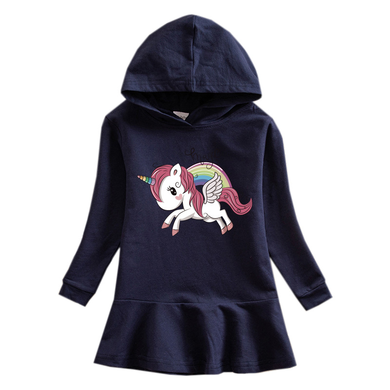 Pony girl hooded hoodie dress — image 10